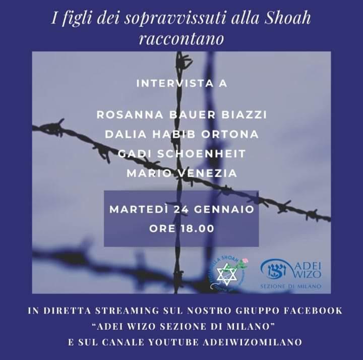 I Figli dei sopravvissuti alla Shoah raccontano